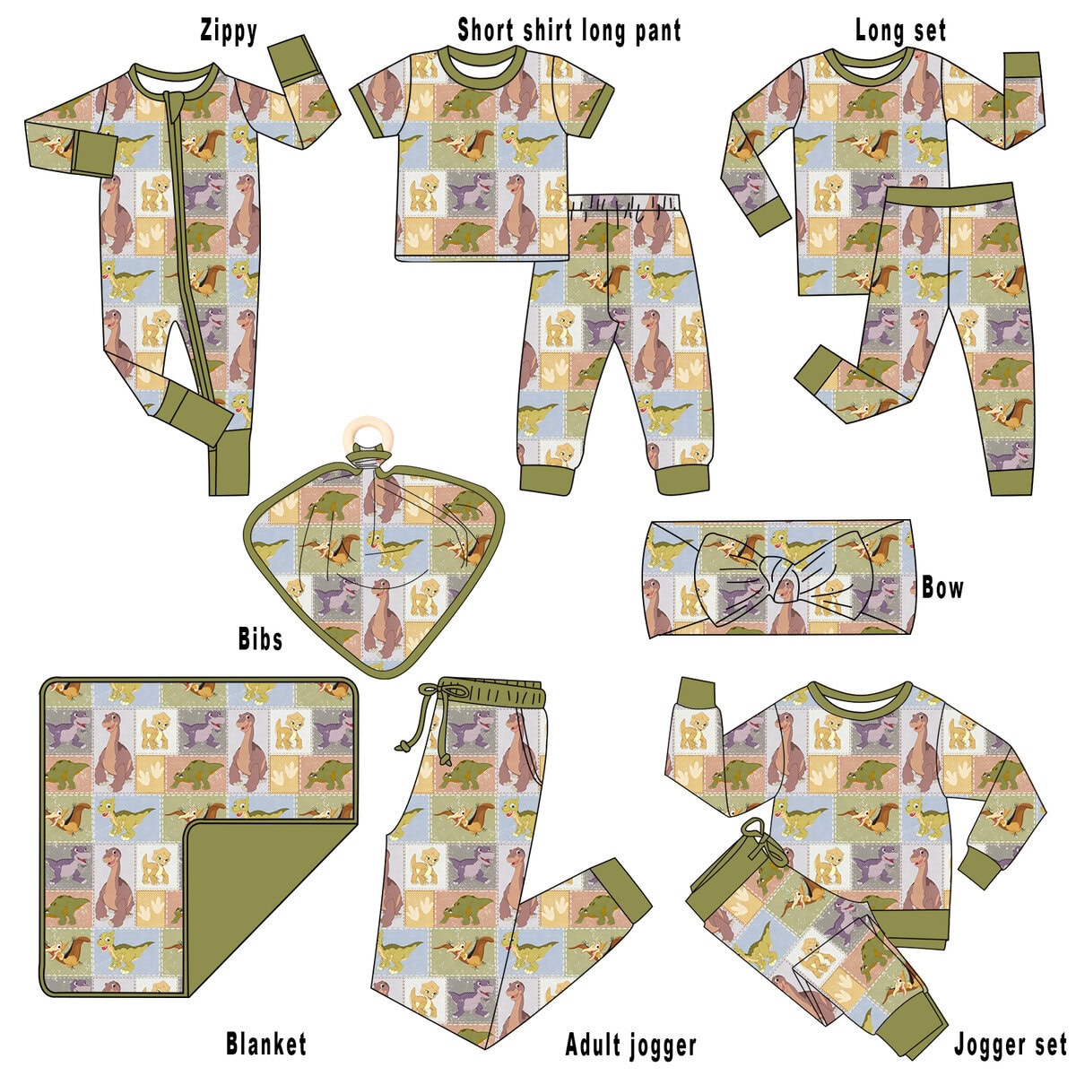 Eco-friendly bib set manufactured in China, showcasing sustainable materials and factory-direct pricing ideal for businesses prioritizing environmental responsibility.