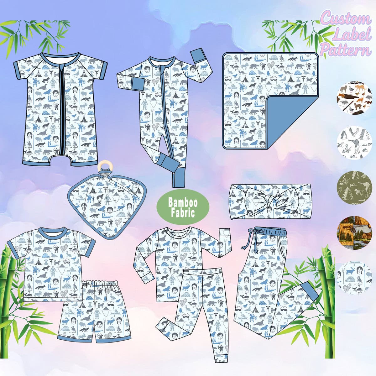 Sustainable bamboo romper sleepwear available for wholesale, designed for comfort and eco-conscious businesses seeking premium-quality loungewear.