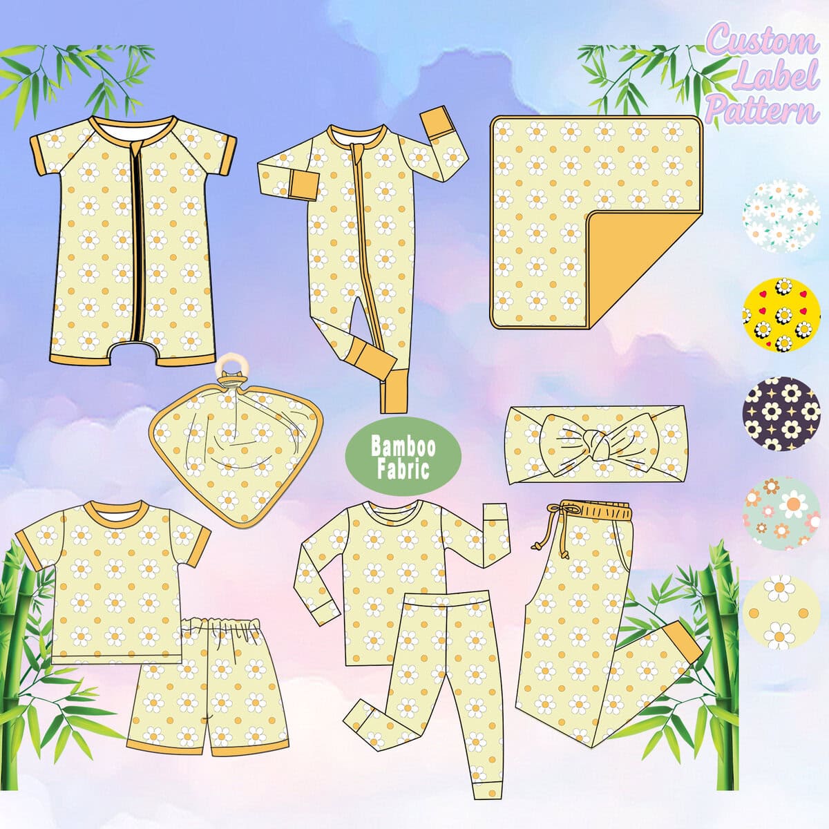Eco-friendly CE certified bamboo baby pajama featuring soft, breathable fabric for premium comfort and sustainable children's clothing solutions.