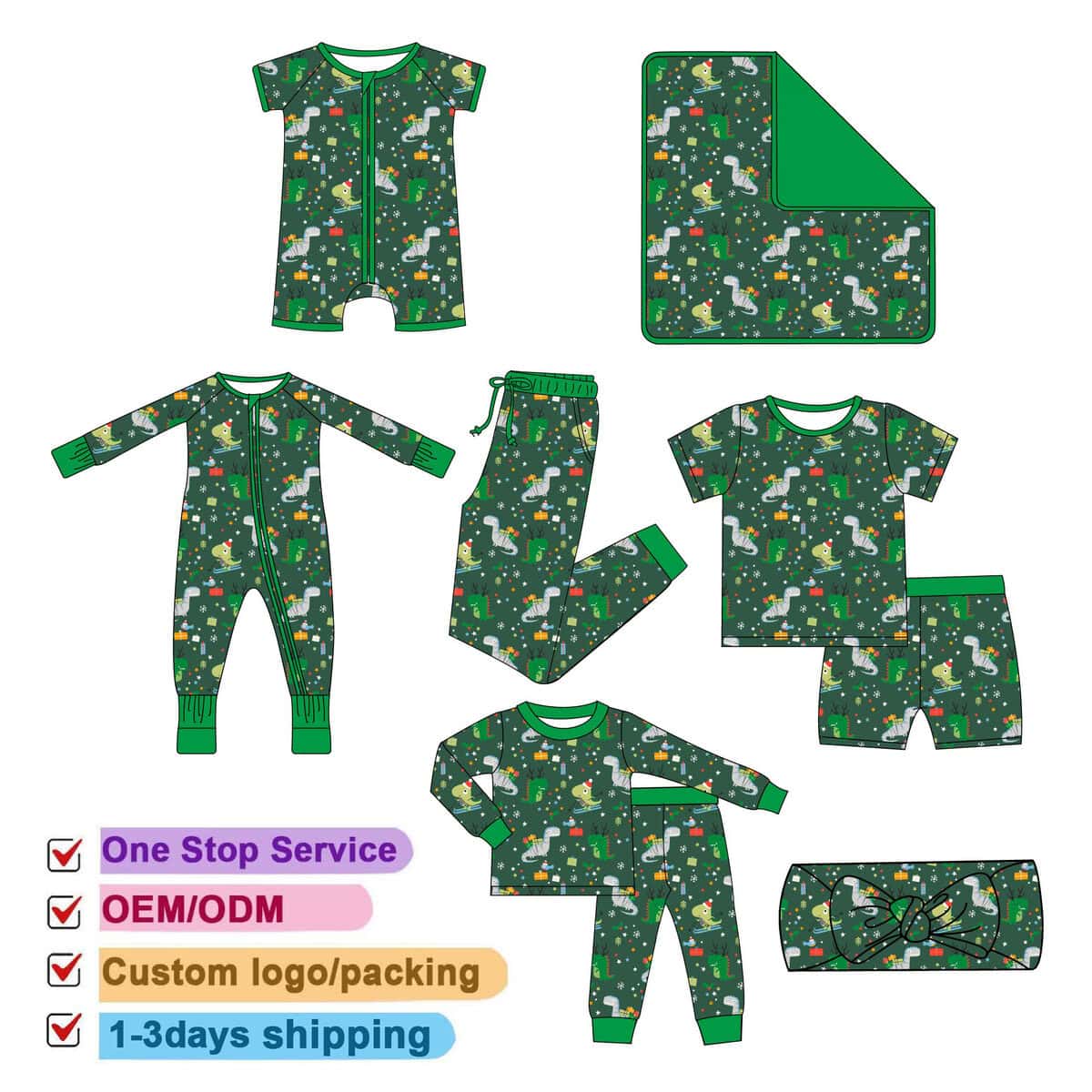 OEM custom bib set for infants from a low MOQ wholesale supplier offering quality materials and competitive pricing.