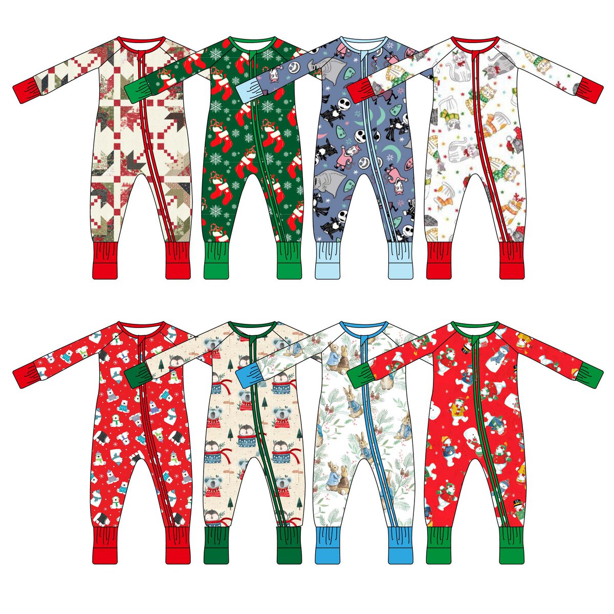 Premium baby pajama by OEM supplier, offering customizable designs and low MOQ for wholesale buyers. High-quality fabric ensures comfort and safety.