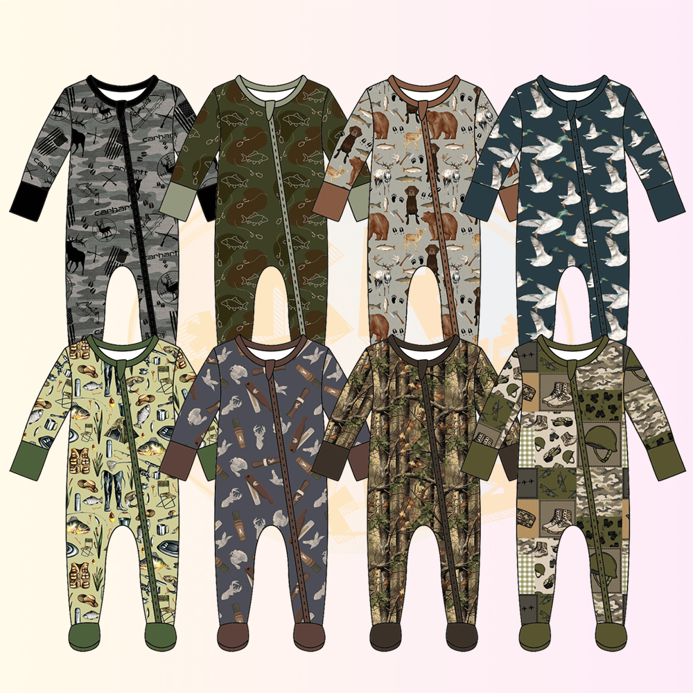 Sustainable bamboo baby pajama in soft, breathable fabric ideal for eco-conscious retailers seeking premium wholesale sleepwear options.