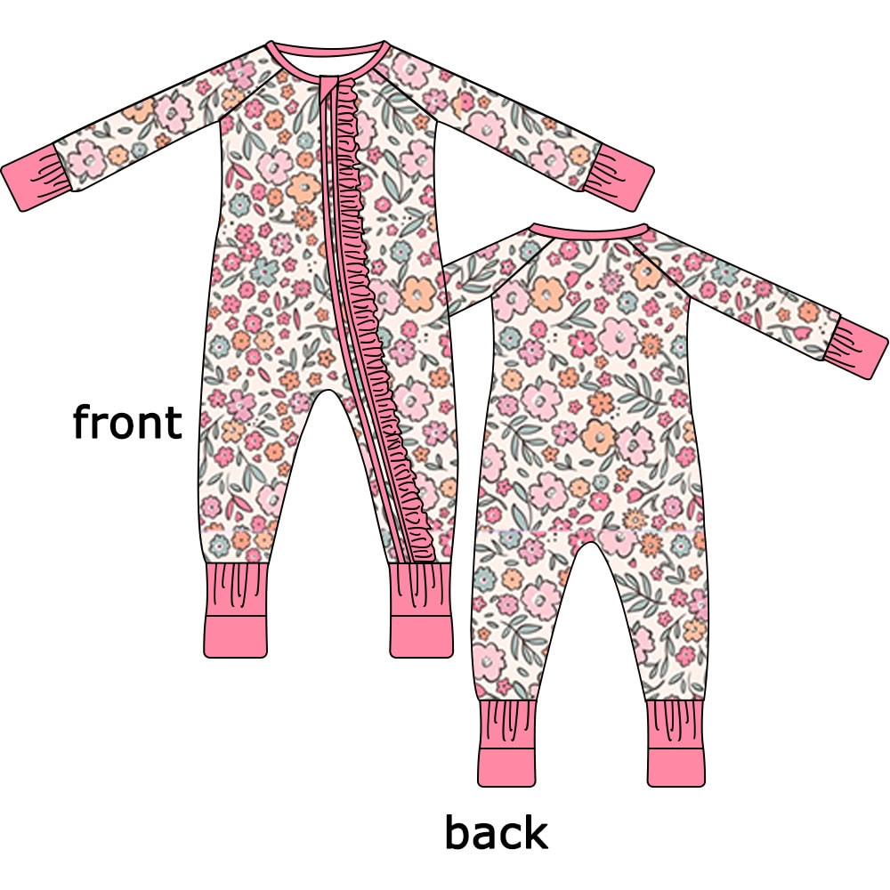 Wholesale supplier offering OEM custom baby pajama options with low MOQ; perfect for retailers seeking unique, high-quality designs.