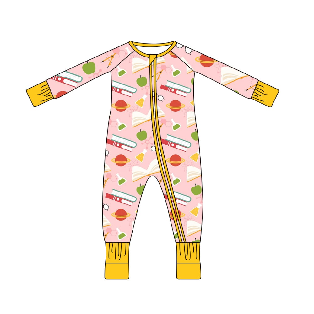 Soft and durable bamboo onesie ideal for private label bulk orders; premium baby wear crafted for comfort and sustainability.