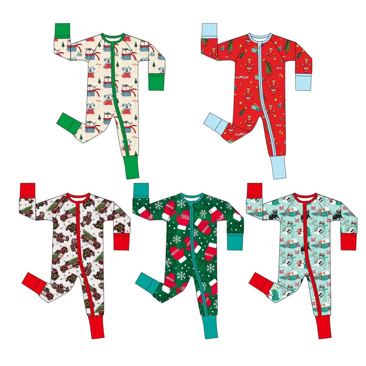 EN71 certified bamboo baby pajama offering eco-friendly, comfortable clothing for sensitive skin. Image: Hf280bcaf0c4c4eda999d241918b82f86G.jpg
