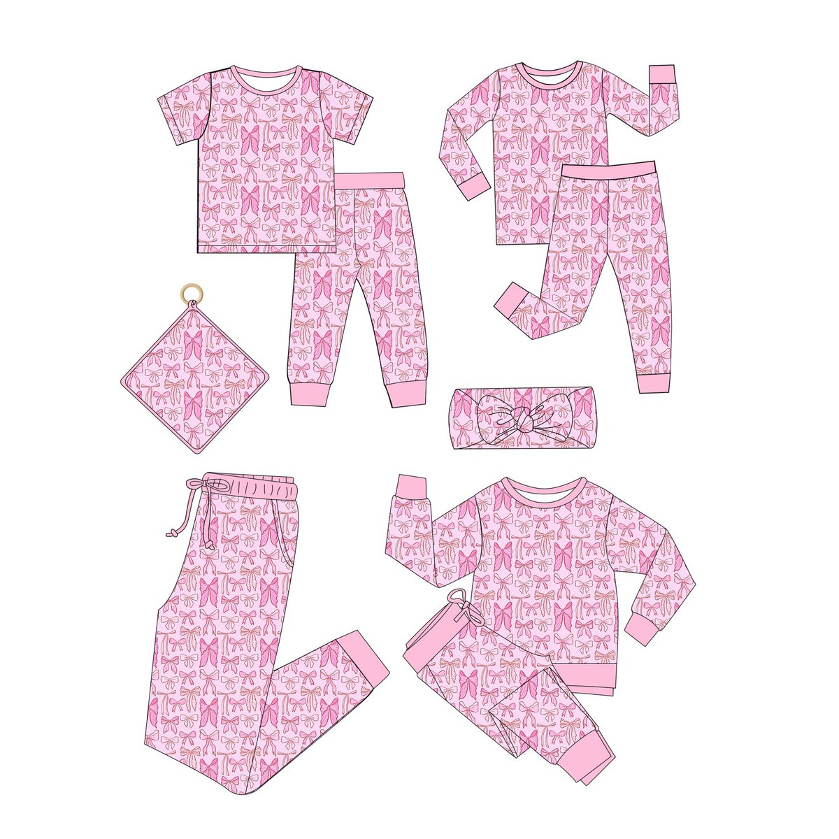 Eco-friendly bib set manufactured in China, offering direct factory pricing for sustainable and quality-conscious businesses.