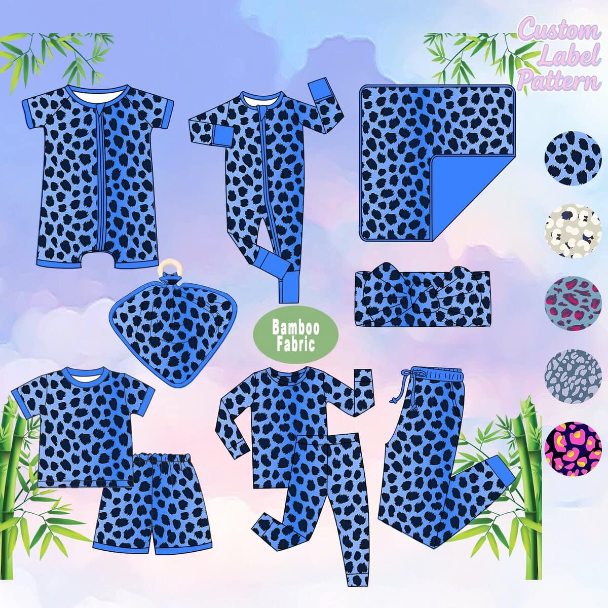 bib set ul certified bamboo clothing variety